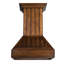 36" Wood 700 CFM Ducted Wall Mount Range Hood in Rustic Light