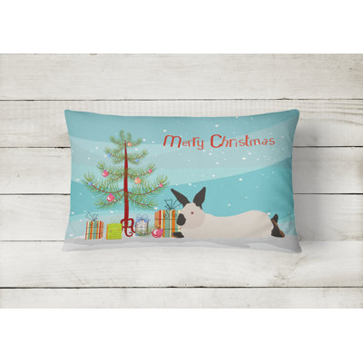  California Rabbit Christmas Indoor/Outdoor Throw Pillow