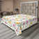 Ambesonne, drap plat floral pivoines, art botanique printanier