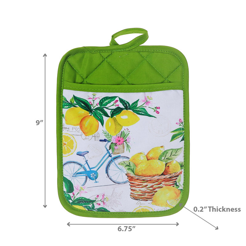 August Grove® Floral Polyester Potholder