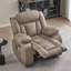 Fauteuil inclinable manuel en tissu Kokal, massage par vibration 8 points avec chauffage lombaire, fauteuil inclinable rembourré avec poche de rangement latérale pour le salon et le cinéma maison-1661982930