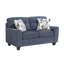 Causeuse en tissu de chenille durable avec coussins décoratifs 1pc-304264875