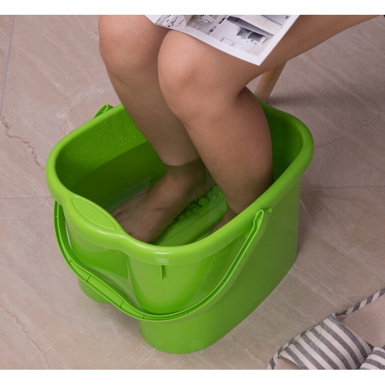 Basicwise Foot Massage Spa Bath Bucket Small