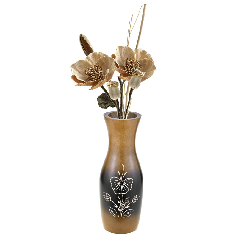 Handmade Wood Table Vase