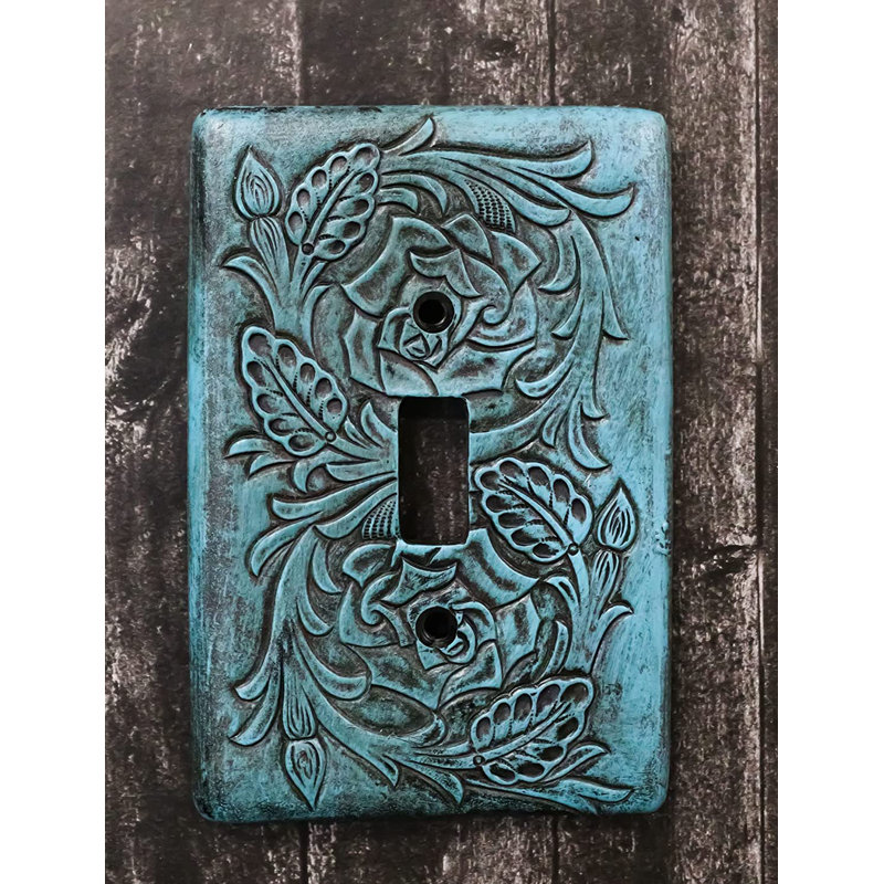 Seline Geography 1 - Gang Toggle Light Switch Standard Wall Plate