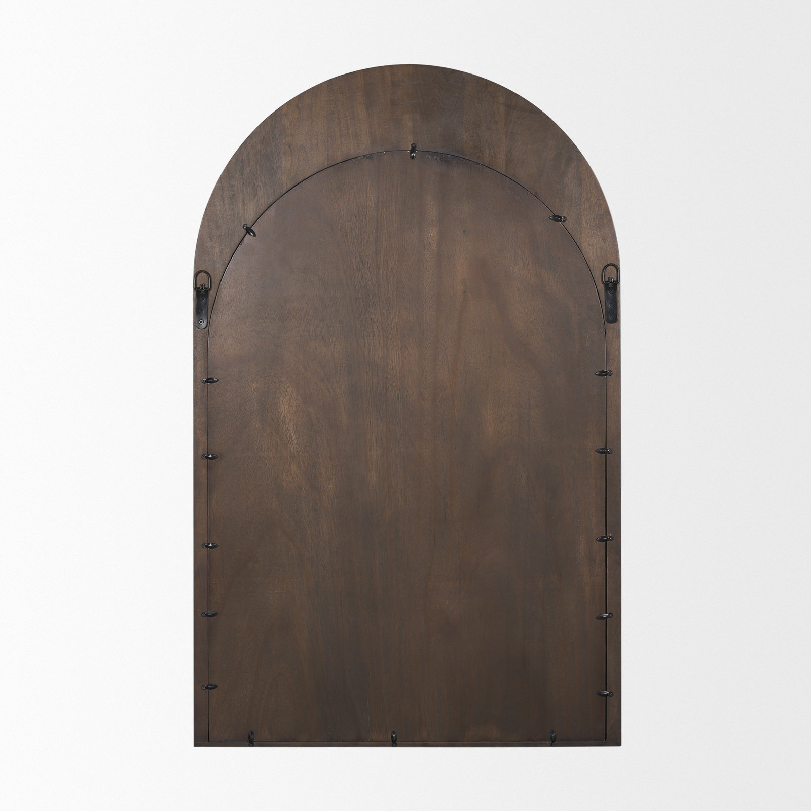 Vixe Solid Wood Mirror, Dark Brown, 48" x 30"