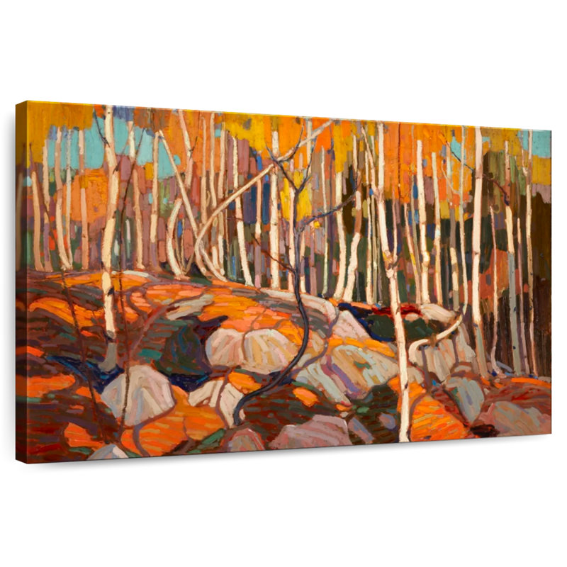 Alvord The Birch Grove Autumn, H 32 po x l 48 po