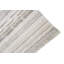 Cotton Striped Area Rug in Light Gray