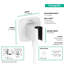 hansgrohe FixFit Q Wall Outlet with Handshower Holder-1495031268