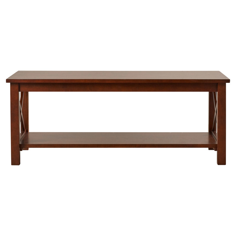 Rossitano Solid Wood Coffee Table with Storage - Thumbnail 2