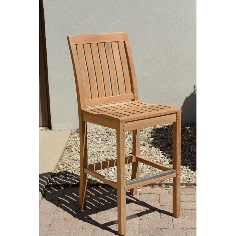 St. Lucia Teak Outdoor Barchair, Bar Stool (28” Seat Height)
