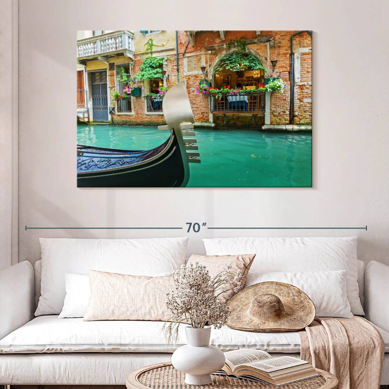 Ravi Venice Canal Cafe, 32" H x 48" W