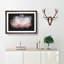 Airplane Passing the Moon - Picture Frame Graphic Art Print-56876711-56876717