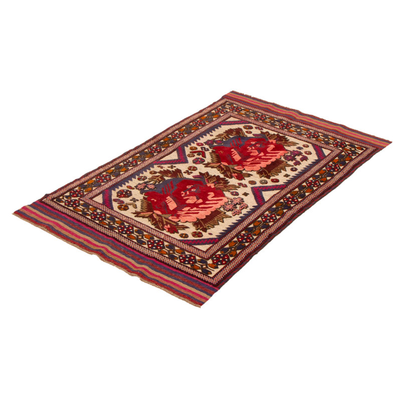 Tapis tadjik crème 3 pi 9 po x 6 pi 0 po
