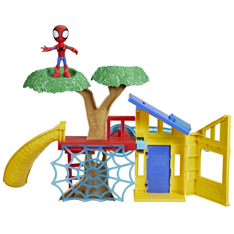 Marvel Spidey And His Amazing Friends Spidey Playground Playset, 4" Spidey Figure