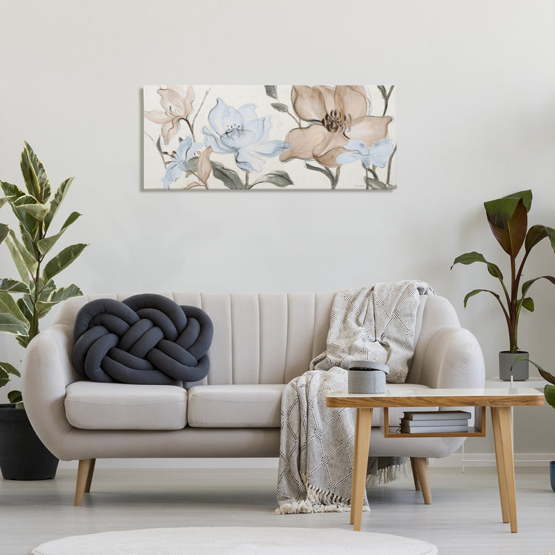 Toile douce et florale, design par Lanie Loreth, H 17 po x l 40 po