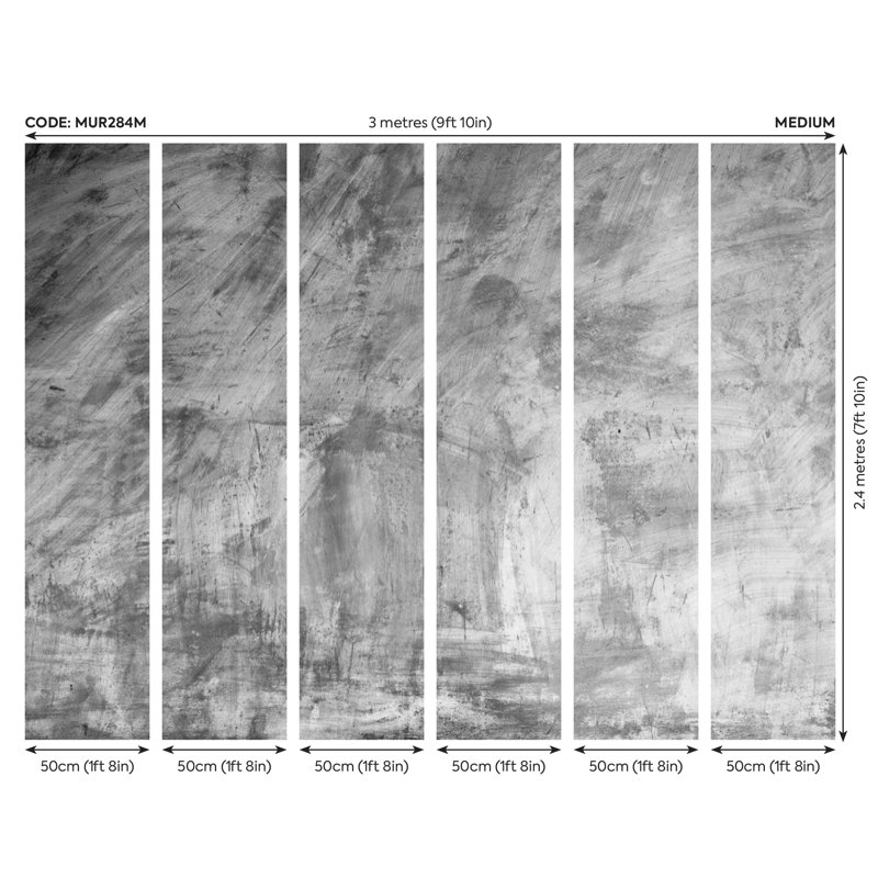 Hornyak Matte Wall Mural, 240cm L x 300cm W