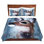 Ensemble de housse de couette en microfibre DiaNoche par Dawn Derman - Evening Snow Deer