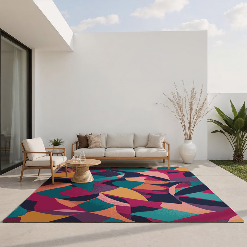 Tapis intérieur et extérieur Spectrum Maze, Rectangle 9 pi x 12 pi