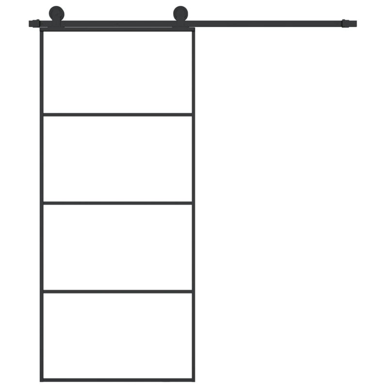 Amberann Glass Sliding Door, 205cm H x 90cm W