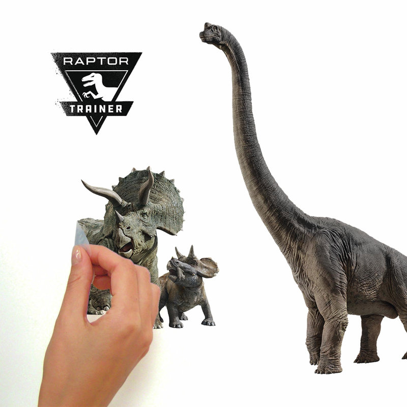 Jurassic World Fallen Kingdom Peel and Stick Dinosaur Wall Decals