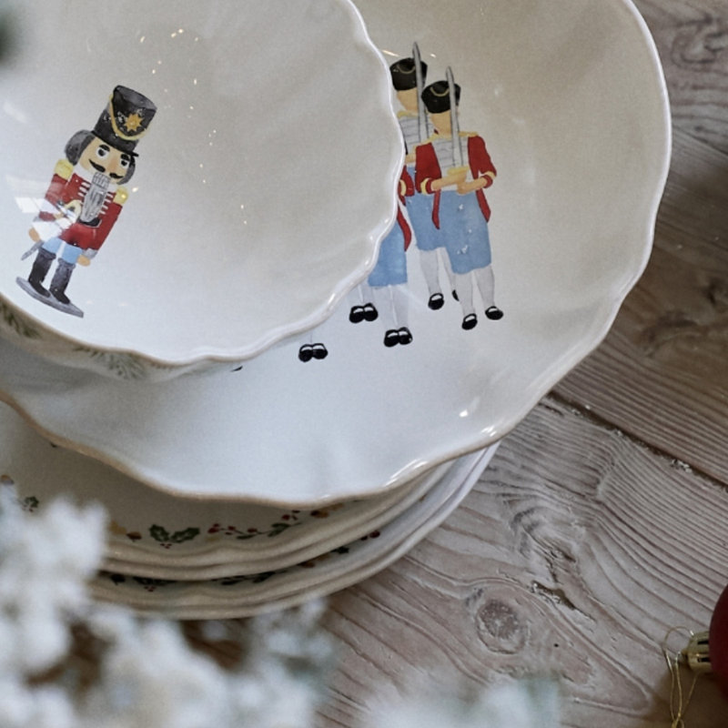 Fine Stoneware Pasta Bowl