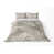 Motif floral taupe