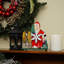 9.5" Red and Green Santa Claus Wonderland Christmas Musical Tabletop Decor