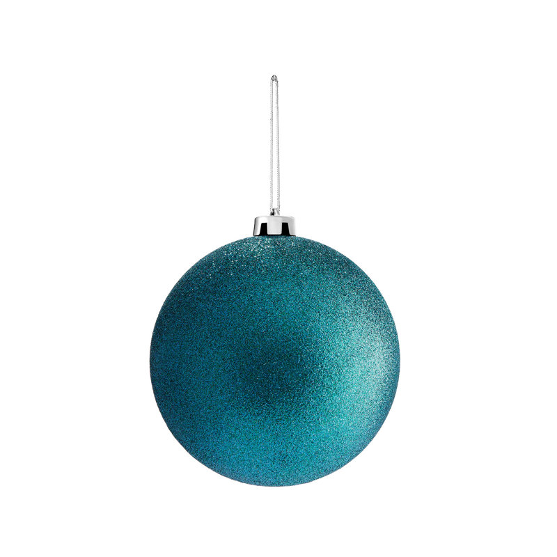 Solid Colour Plastic / Acrylic Bauble, 16cm H x 14.99cm W x 14.99cm D