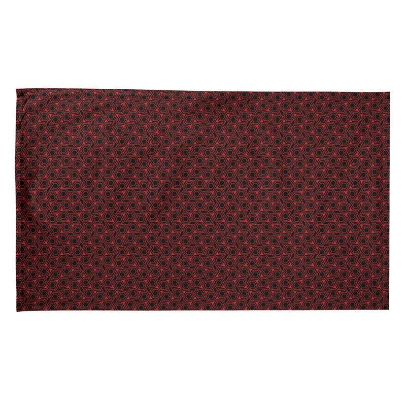 Mcguigan Tea Towel Kitchen Towel, Red, Poly Twill