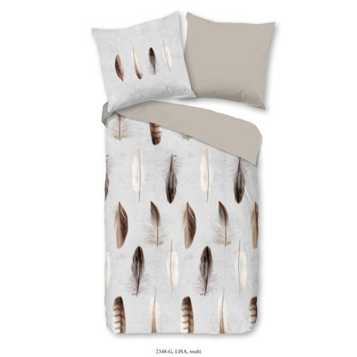 Cotton Abstract Duvet Cover with Pillowcases