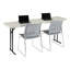 Table de formation rectangulaire pliable en plastique moulé par soufflage-61206868-61206870