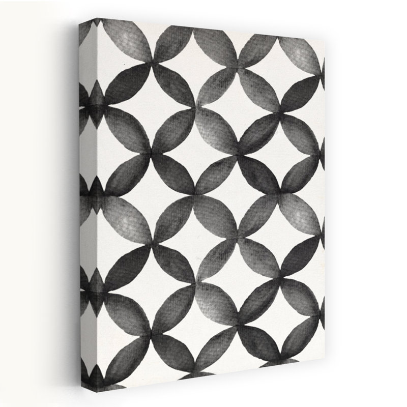 Contemporary Art Abstract Geometric Minimalist Landscape Nature Art by Fun Qui - Wrapped Canvas Print