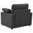 Roca Upholstered Power Recliner Chair Dark Grey-112747888