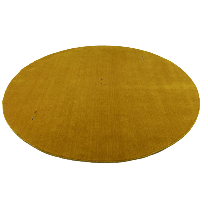 Tapis brun Marigold Tribal 8X8 Gabbeh