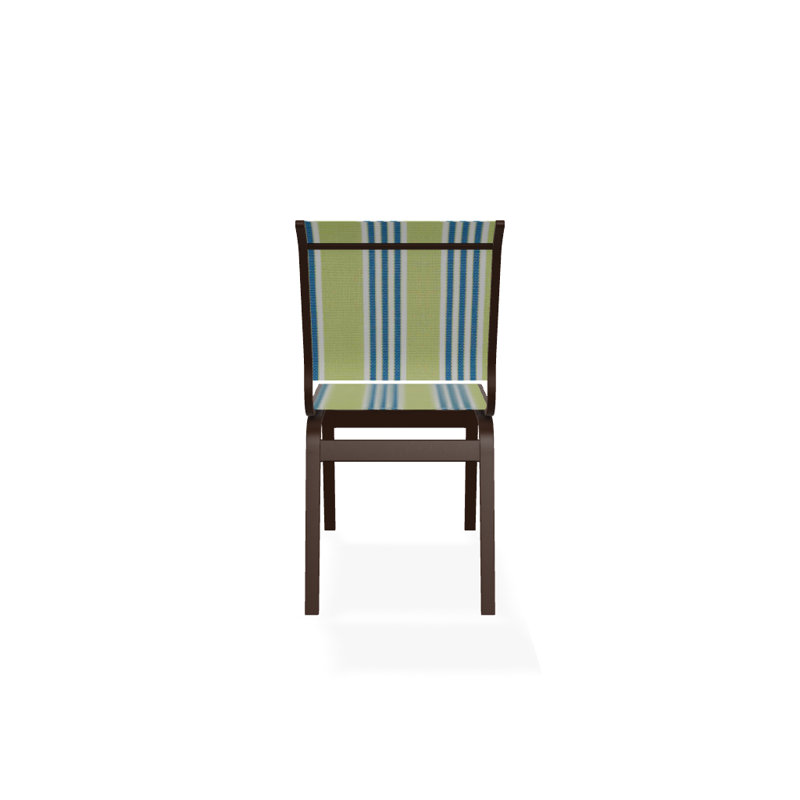 Chaise d'appoint de salle à manger Hiraku, Kona texturé, Lime