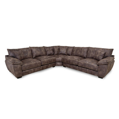 Keyva Upholstered L-Shaped Sectional Symmetrical