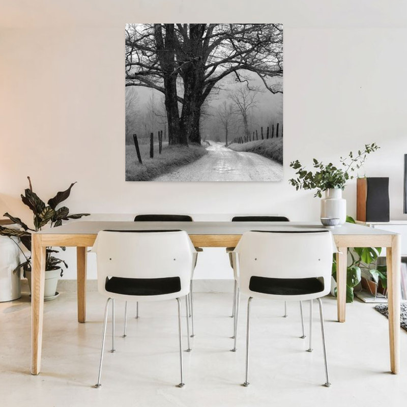 Sparks Lane, paysage abstrait contemporain, art naturel, H 36 po x l 36 po
