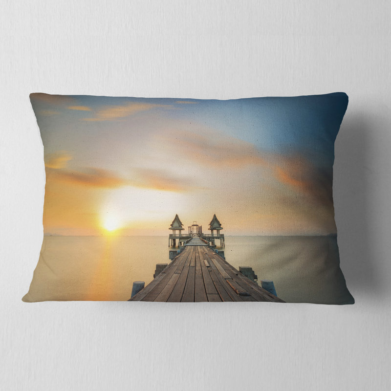 Landscape Reversible Throw Pillow