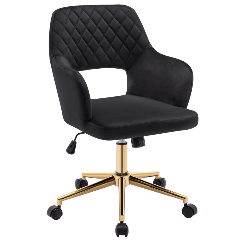 Rundelle Office Swivel Chair, Black