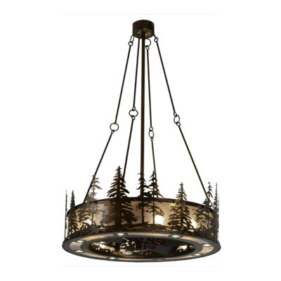 Tall Pines Outdoor Downrod Ceiling Fan