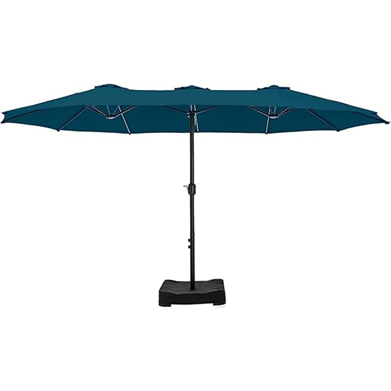 Parasol de patio double face avec base incluse