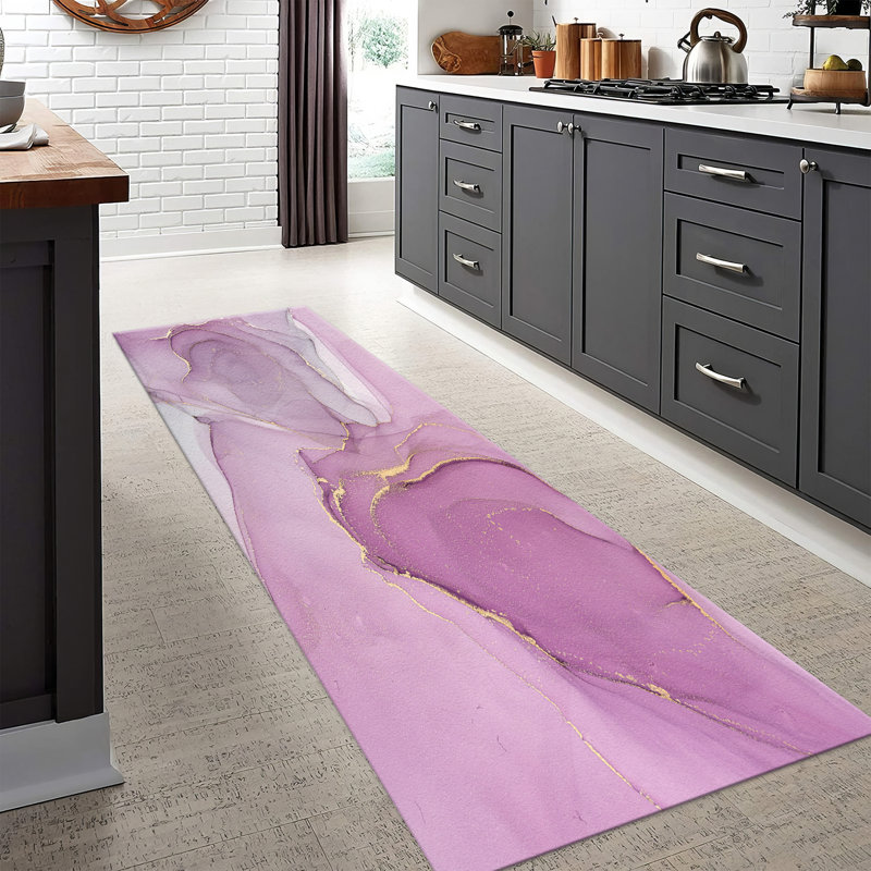 Non-Woven Thin Type Printed Rug with Intricate Geometric Design Ideal for Adding a Touch of Sophistication to Any Living Space