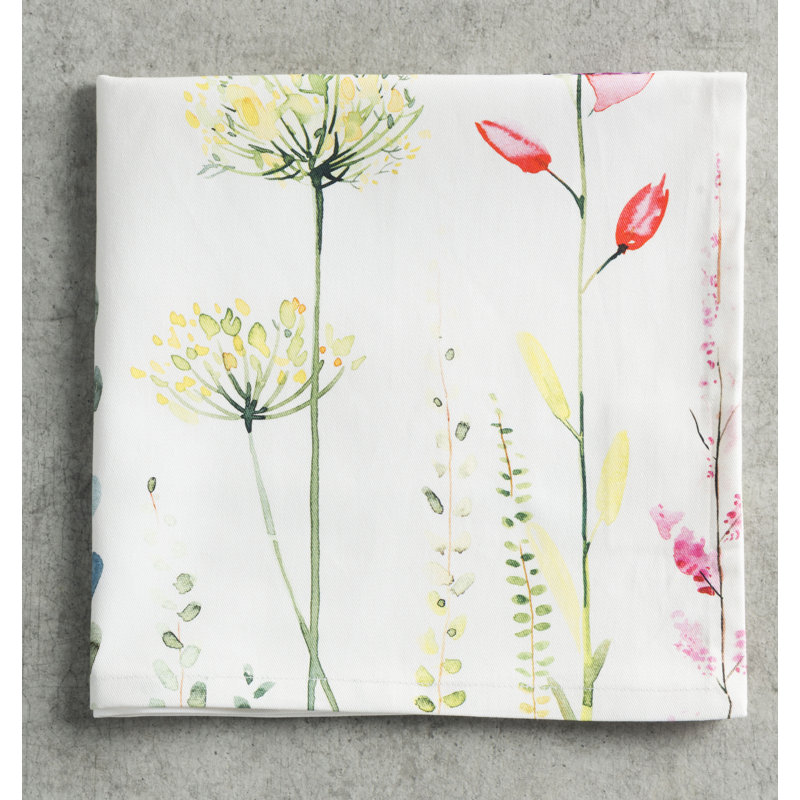 Cotton Floral Square Napkin