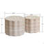 Ensemble de 2 tables basses rondes