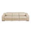 Ensemble de canapé modulaire inclinable électrique, causeuse et fauteuil Divanitalia 1116 - Cuir fleur italien avec appuis-tête électriques-333836884
