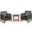 Krawczyk Acacia 2 - Person Patio Conversation Set with Cushions-141330775