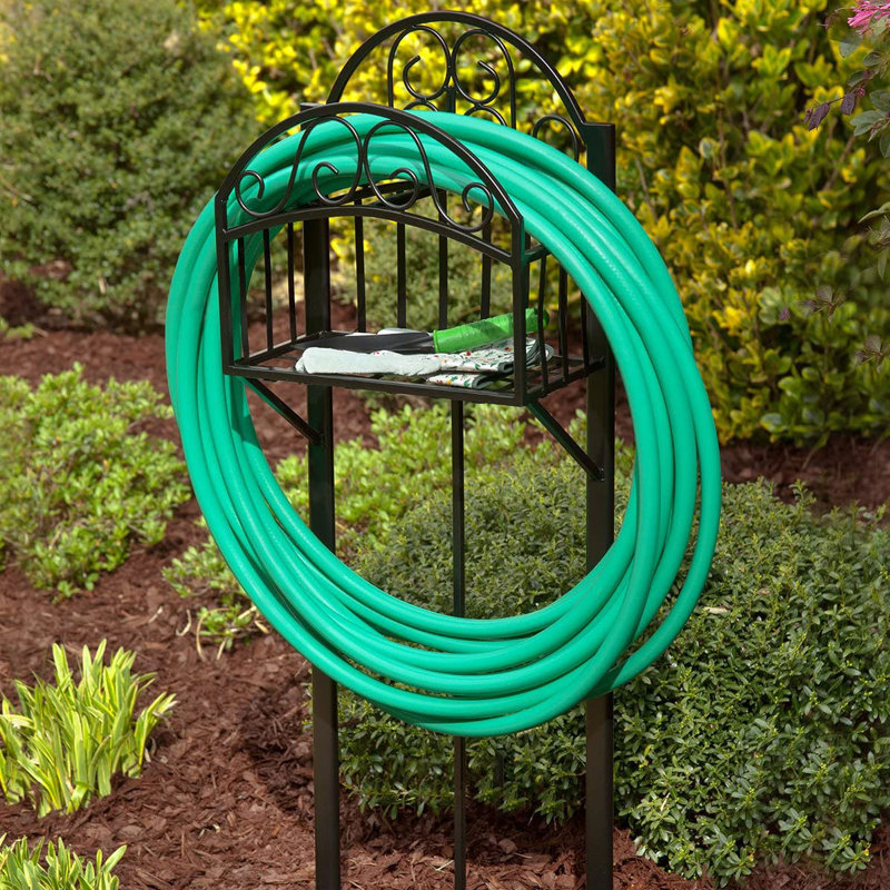 Support de boyau d'arrosage à volutes