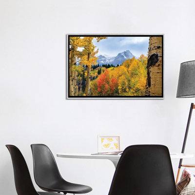 San Juan Mountains Fall Colors - Colorado Autumn Scenery - reproduction d'art mural - toile encadrée