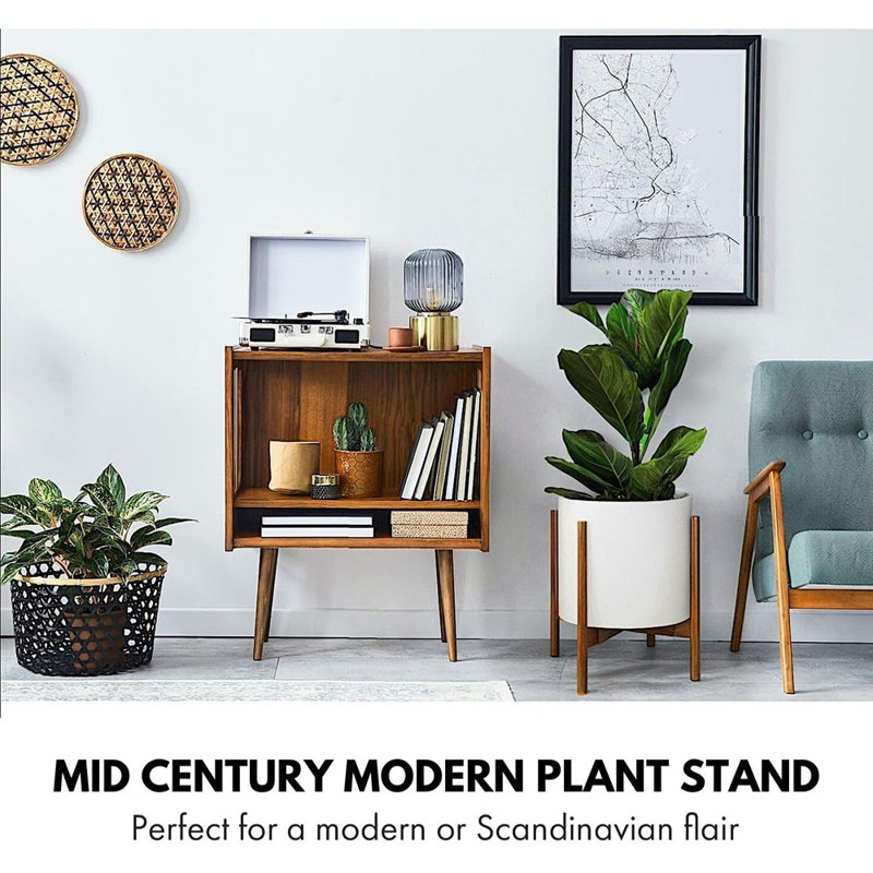 Adjustable Bamboo Plant Stand for Indoor Plants